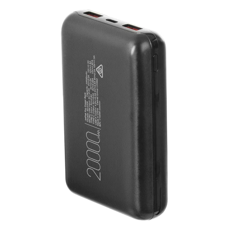 3SIXT JetPak Pro LED 2.0 - 20000mAh Power Bank - Black