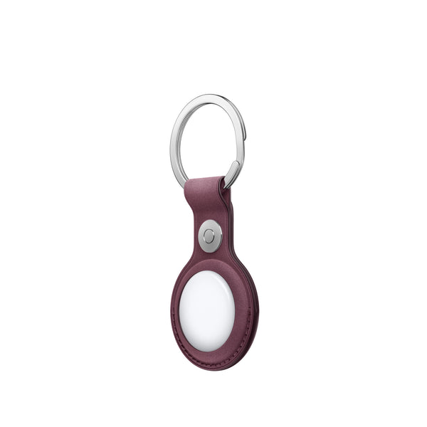 Apple AirTag Fine Woven Key Ring - Mulberry