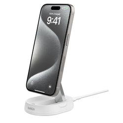 Belkin BoostCharge Pro Convertible Magnetic Wireless Charging Stand with Qi2 15W - White