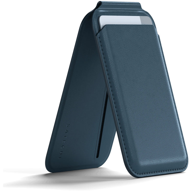 SATECHI Magnetic Wallet Stand for iPhone ( Blue )