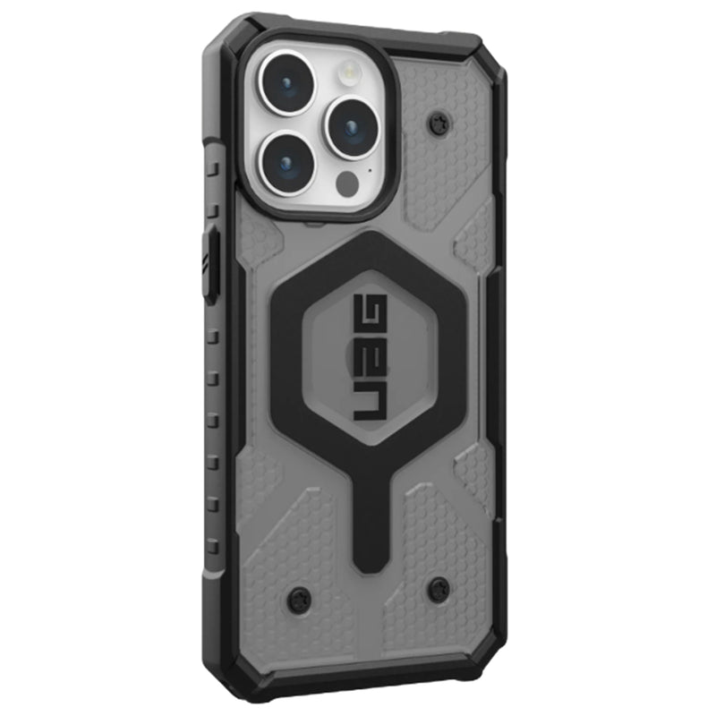 Urban Armor Gear 114301113131 UAG Pathfinder Clear Magsafe - iPhone 15 Pro Max - Ash