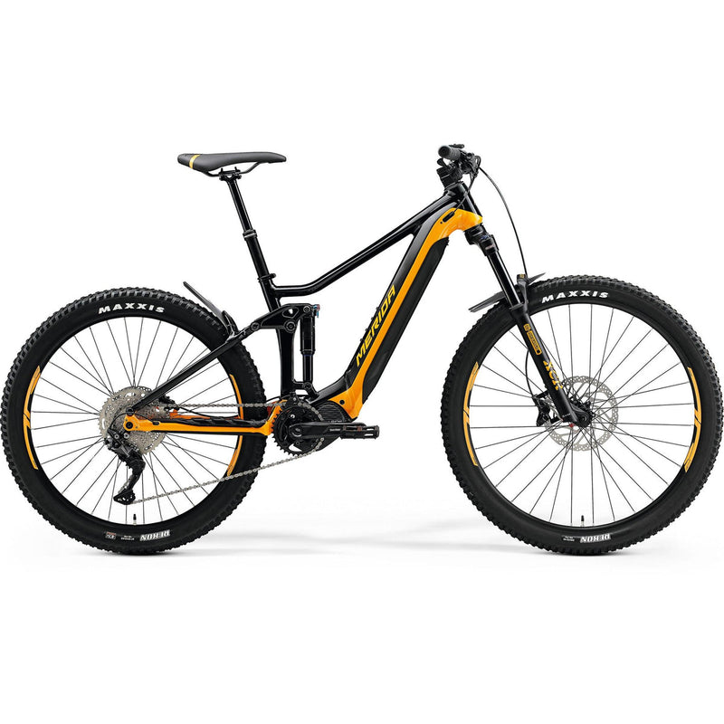 Merida eOne Forty 400 Electric Enduro Bike Black/Orange