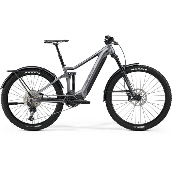 Merida eOne Forty EQ Electric Mountain Bike 630Wh Battery (SM/504Wh) Dark Silver/Black