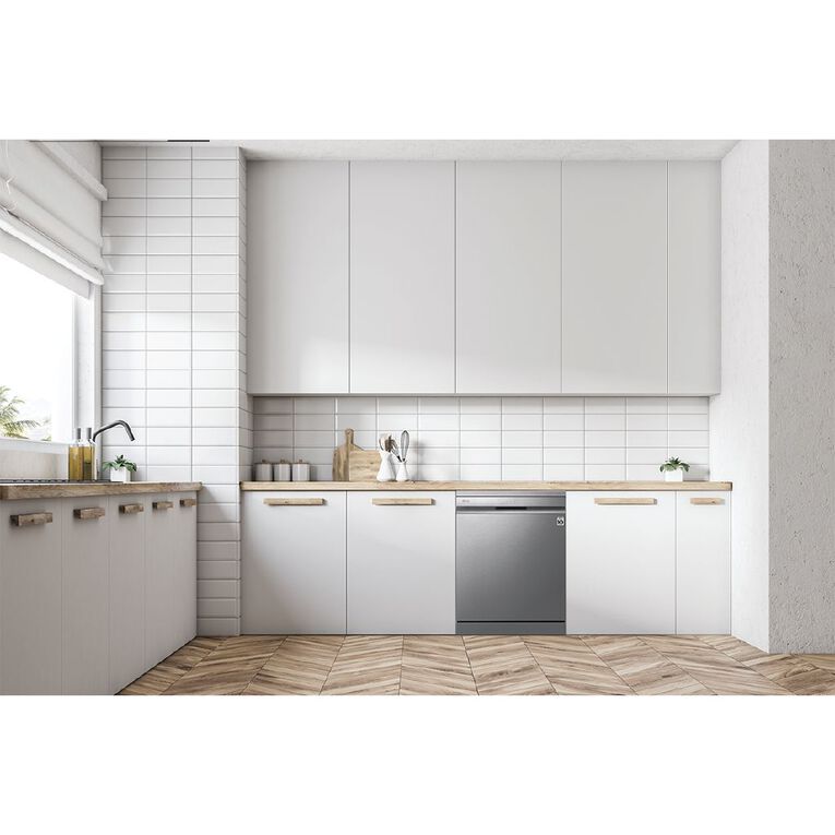 LG 60cm 15-Place Setting QuadWash Dishwasher - Noble Steel