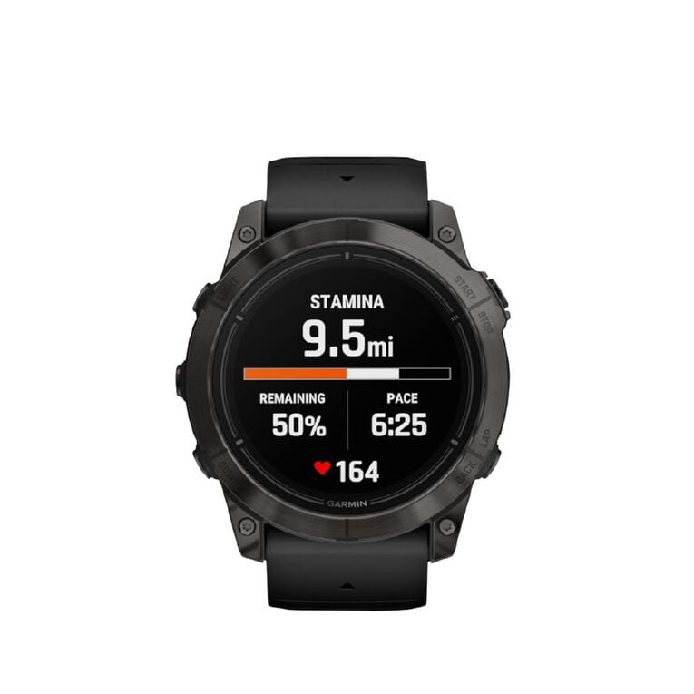 Garmin epix Pro (Gen 2) - Sapphire Edition, 51 mm, Carbon Gray DLC Titanium with Black Band
