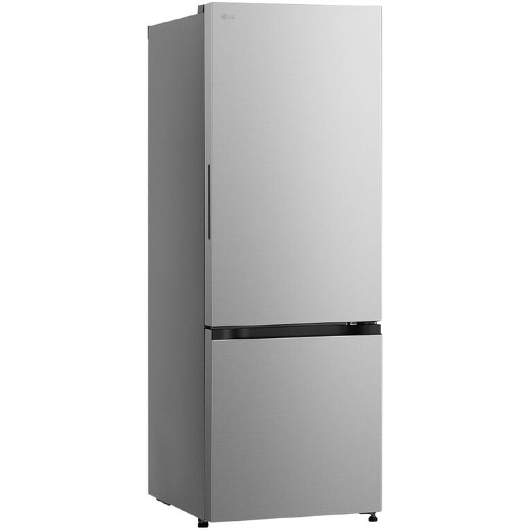 LG 335L Bottom Mount Fridge Freezer - Platinum Silver Finish