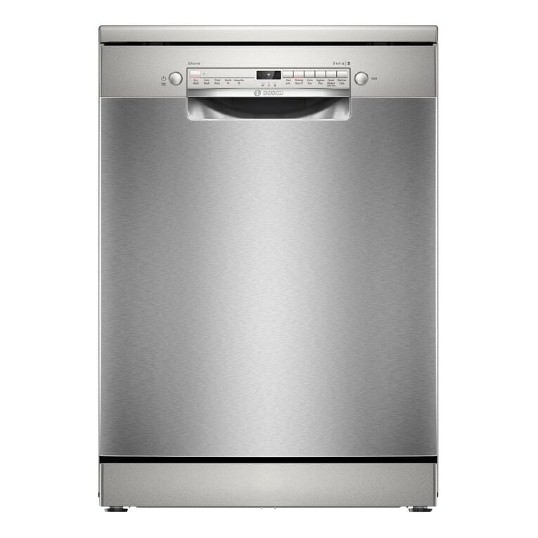 Bosch 60cm Series 2 Freestanding Dishwasher - Brushed Steel