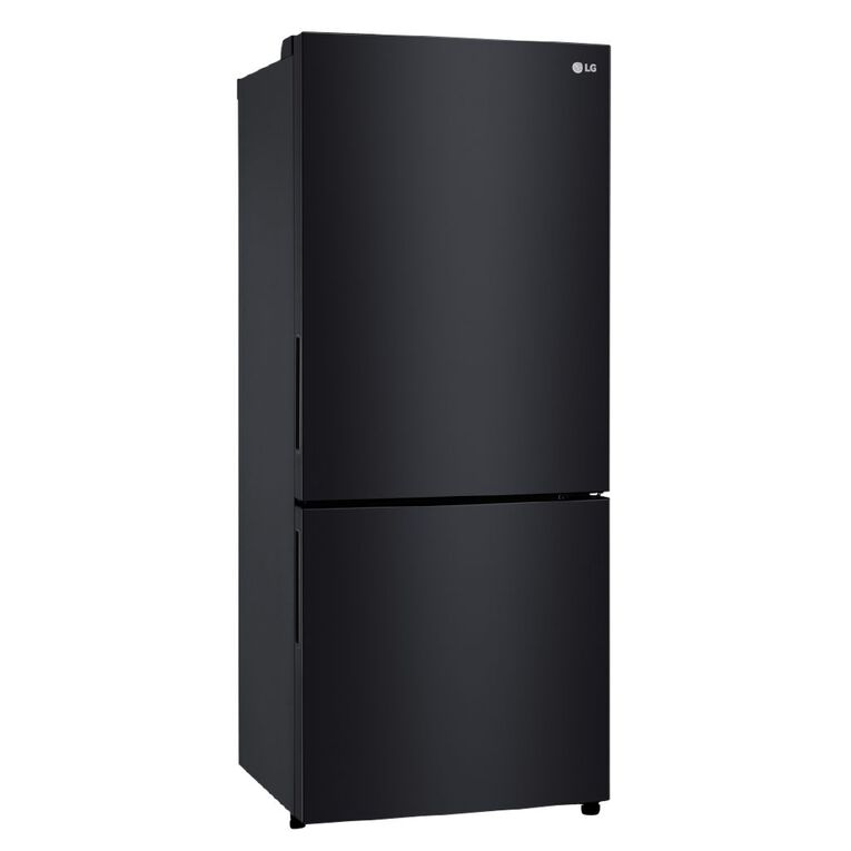LG 420L Bottom Mount Fridge Freezer - Black Finish