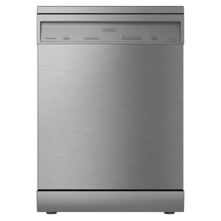 Panasonic 60cm 14 Place Setting Freestanding Dishwasher - Stainless Steel