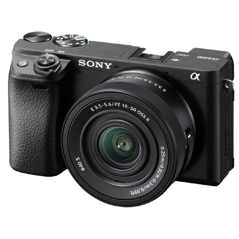 Sony Alpha 6400 Mirrorless E-mount APS-C Camera with 16-50mm2 Power Zoom Lens