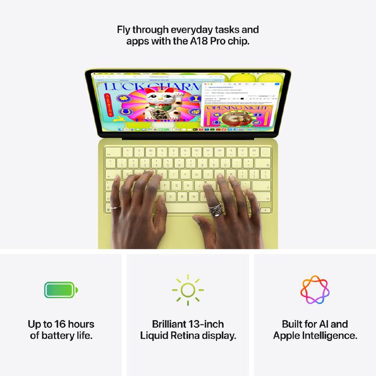 Apple MacBook Neo 13-inch with A18 Pro Chip 8GB/512GB 6 Core CPU 5 Core GPU - Touch ID - Blush