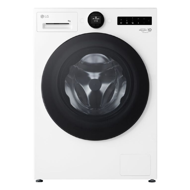 LG Series 9 9kg Front Loader Washing Machine - White