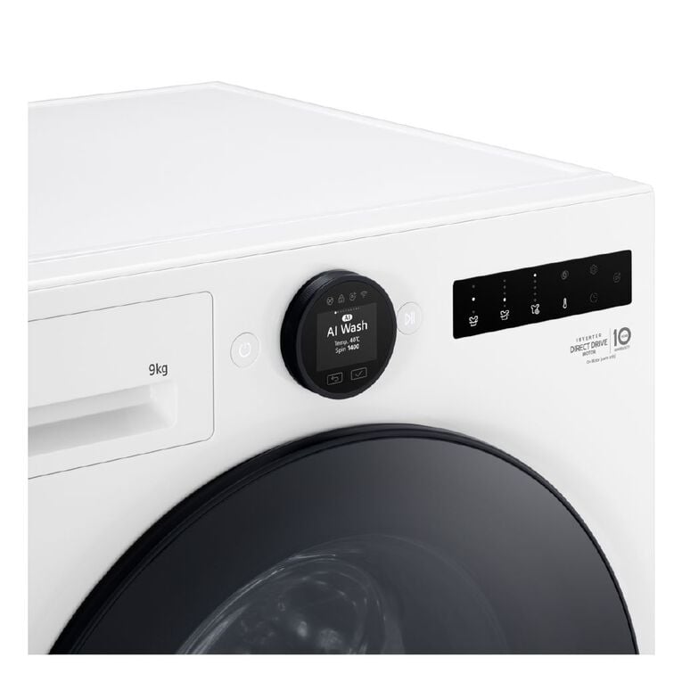 LG Series 9 9kg Front Loader Washing Machine - White