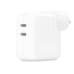 Apple 35W Dual USB-C Port Power Adapter for Macbook Air / iPad Pro / iPhone