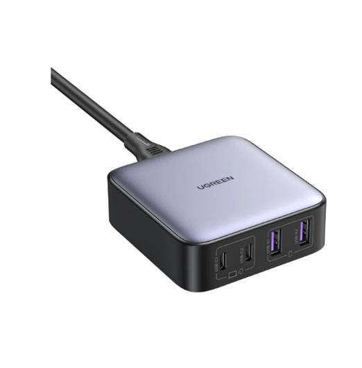 UGREEN Nexode CD327 65W 4 Ports GaN Desktop Power Charger - 2x USB-A & 2x USB-C - Compatible with iPhone 14/14 Plus/14 Pro/14 Pro Max/13/12, Galaxy S22, iPad, MacBook Pro, Steam Deck and More