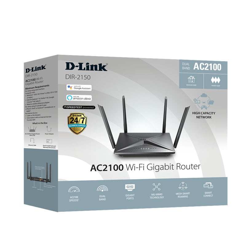 D-Link DIR-2150 ( AC2100) Dual-Band WiFi 5 Gigabit Router