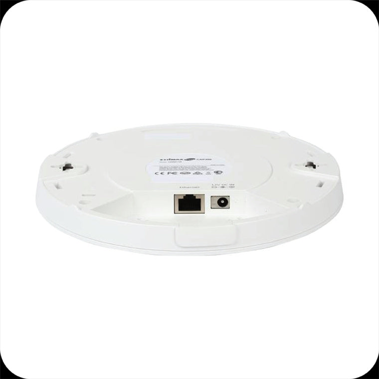 Edimax CAP300 802.11N Ceiling-Mount PoE Access Point. Mutliple SSIDs. Fast Roaming. SeamlessMobility. Supports Edimax Pro Network Management Suite with AP array architecture.