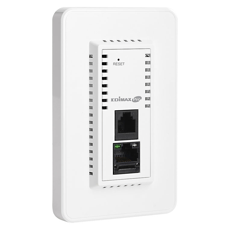Edimax IAP1200 AC1200 In-Wall Dual-Band PoE Access Point. 802.11ac Highspeeddual-band.In-walldesign with easy install kit. High density BYOE usage. Seamless mobility.