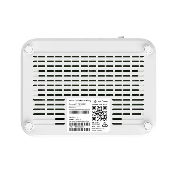 Netcomm CF40MESH (AX1800) WiFi 6 CloudMesh Router