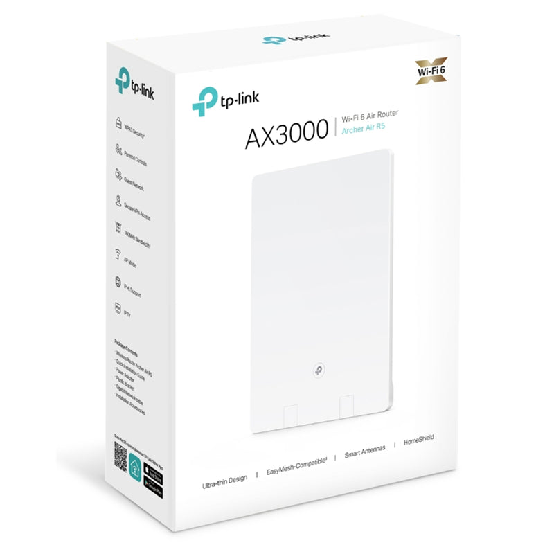 TP-Link Archer Air R5 (AX3000) Dual-Band WiFi 6 Air Router