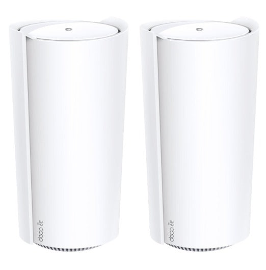 TP-Link Deco XE200 (AXE11000) Tri-Band WiFi 6E Whole-Home Mesh System - 2 Pack
