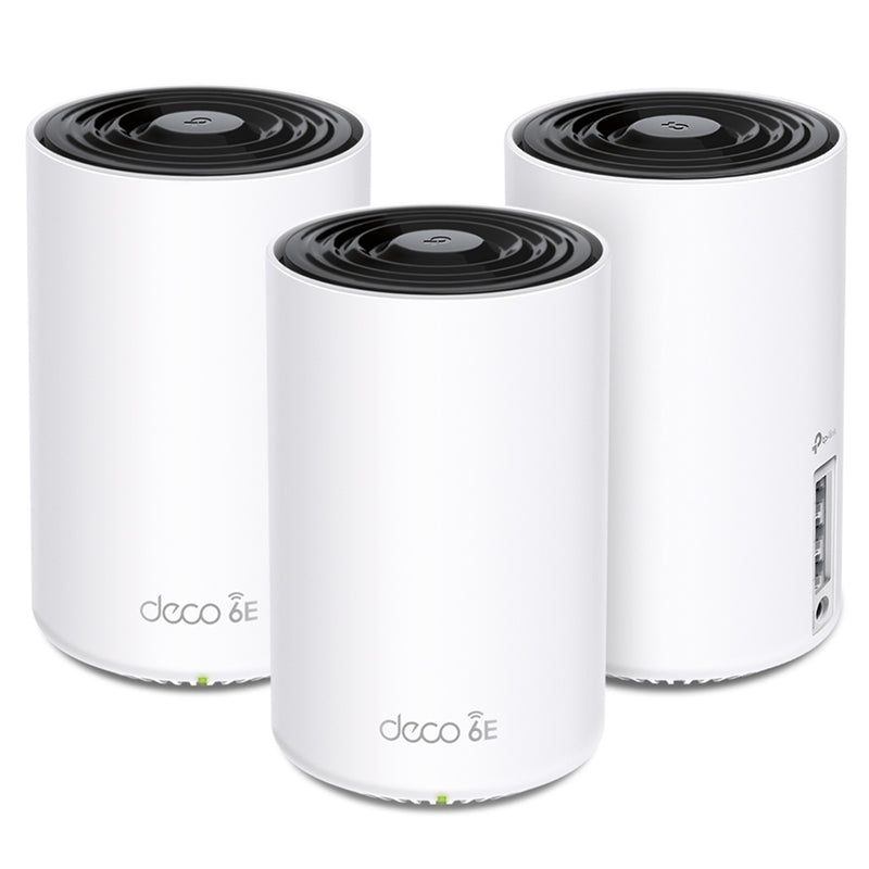 TP-Link Deco XE75 (AXE5400) Tri-Band WiFi 6E Whole-Home Mesh System - 3 Pack