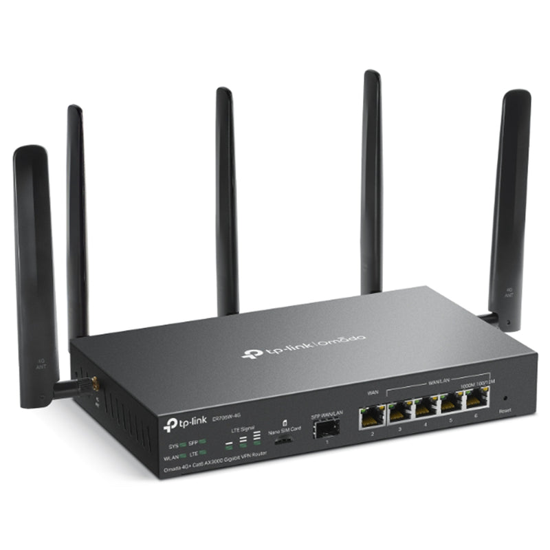 TP-Link Omada ER706W (AX3000) 4G+ Gigabit VPN Router