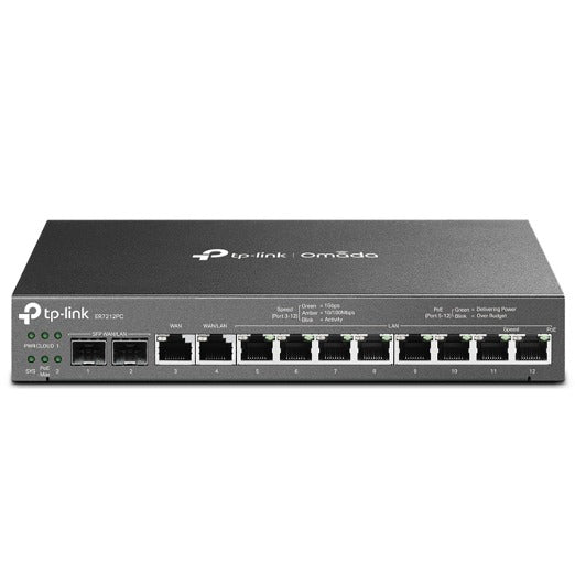 TP-Link Omada ER7212PC 3-in-1 Gigabit Multi-WAN VPN Router