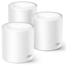 TP-Link Deco X10 Dual-Band AX1500 WiFi 6 Whole-Home Mesh System - 3 Pack