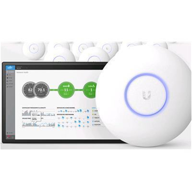 Ubiquiti UniFi UAP-AC-PRO Dual-band AC1750 (450+1300Mbps) Indoor - Outdoor Wi-Fi Access Point, 2 x Gigabit LAN, 48V Passive PoE / 802.3af/802.3at - 9W