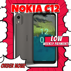 Nokia C12 2/64GB Dual Sim Android Smart Phone Charcoal