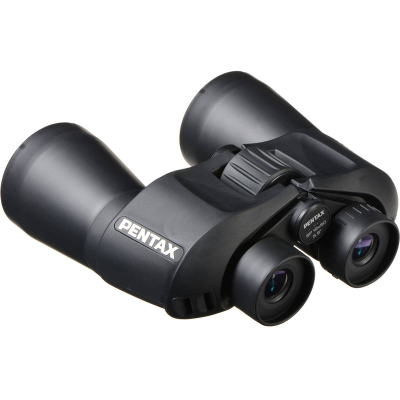 Pentax 12x50 S-Series SP Binoculars - Fully Multicoated Optics, Slip-Resistant Rubberized Armoring