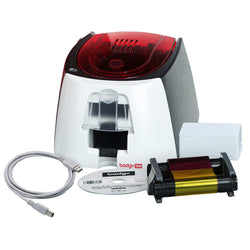 EVOLIS Badgy200 USB Card Printer Starter Kit