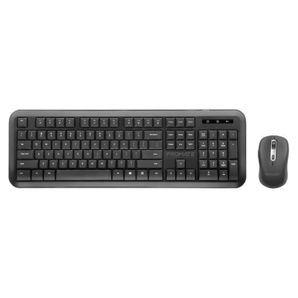 Promate Full Size Wireless Keyboard & Mouse Combo
