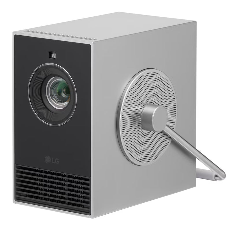 LG CineBeam HU710PB 4K Smart Portable Laser Projector - 3840x2160 , 3-Channel RGB Laser , 500 Lumens, - Auto Screen Adjustment , Screen Share from Both Apple and Android , WebOS ,