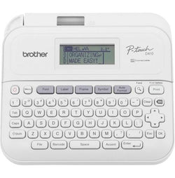 Brother PTD410 P-touch Home/Office Advanced Label Maker - 15 Fonts - Tape - for Home, Office