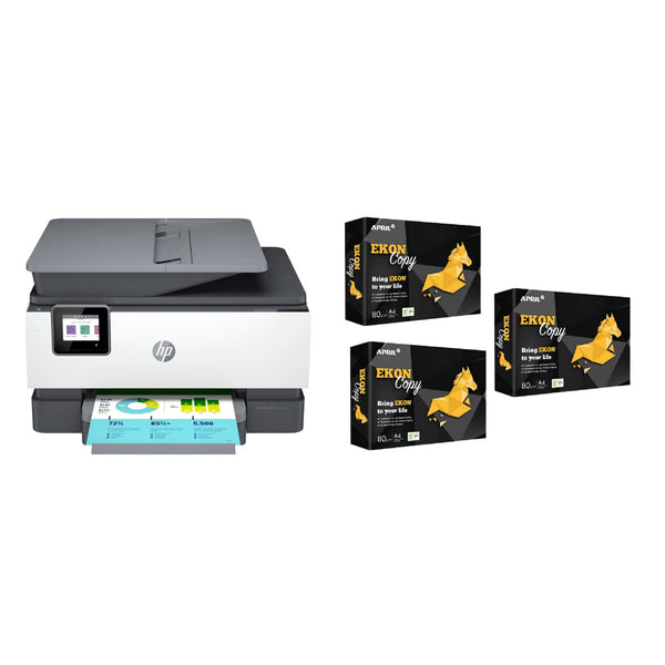 HP Home Office Startup Pack Includes one 9012E Inkjet Printer & 1500 Sheets A4 Paper
