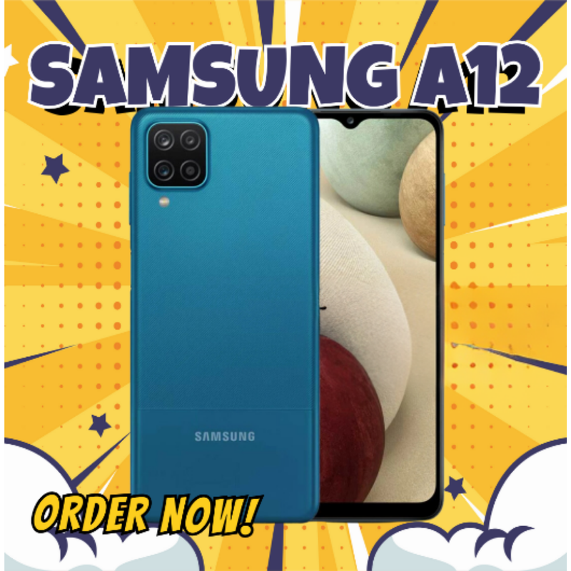 Samsung Galaxy A12 - Smartphone 64GB, 4GB RAM, Dual Sim, Blue