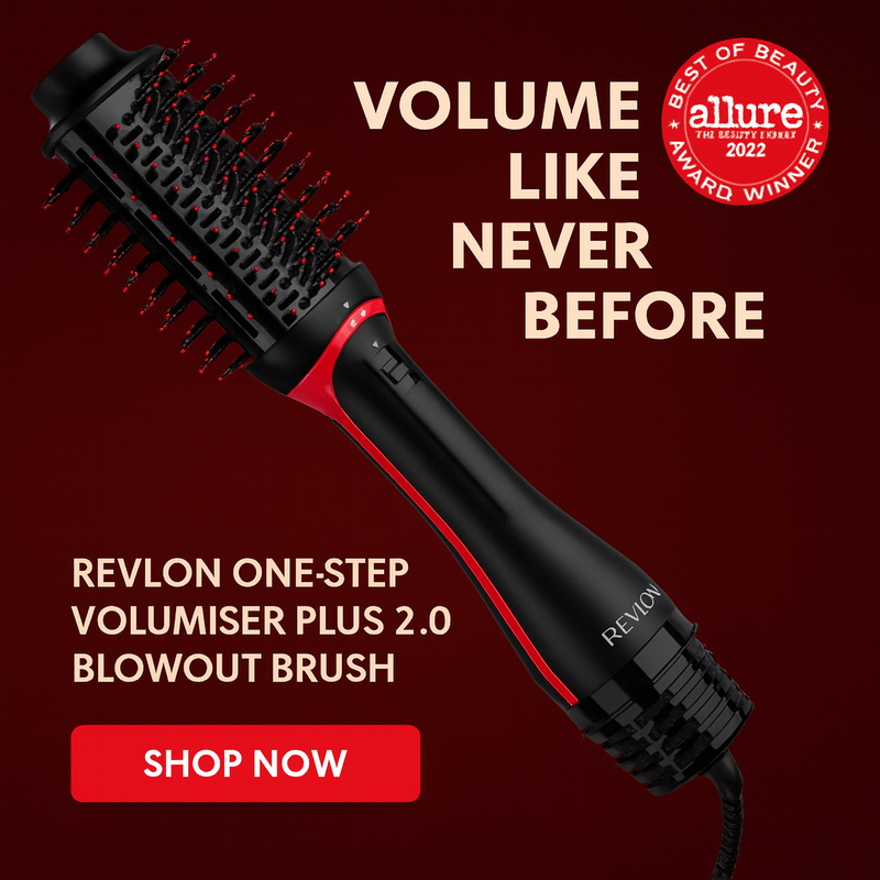 Revlon One-Step Volumiser Plus 2.0 Blowout Brush - Black