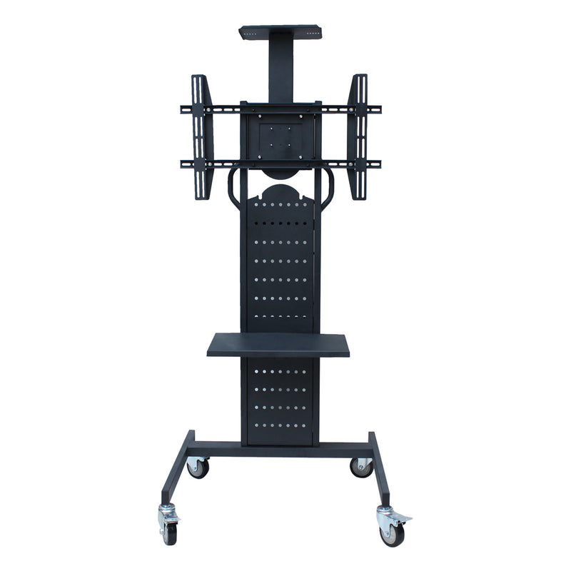 32-80" TV Cart - Hold up To 80 KG Video Conference Mobile Trolley Stand System - 3 Years Warranty