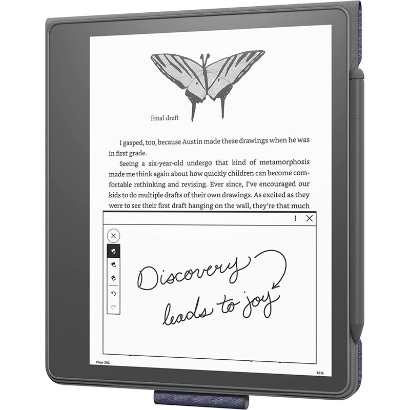 Amazon Kindle Scribe Fabric Cover - Deep Sea Blue