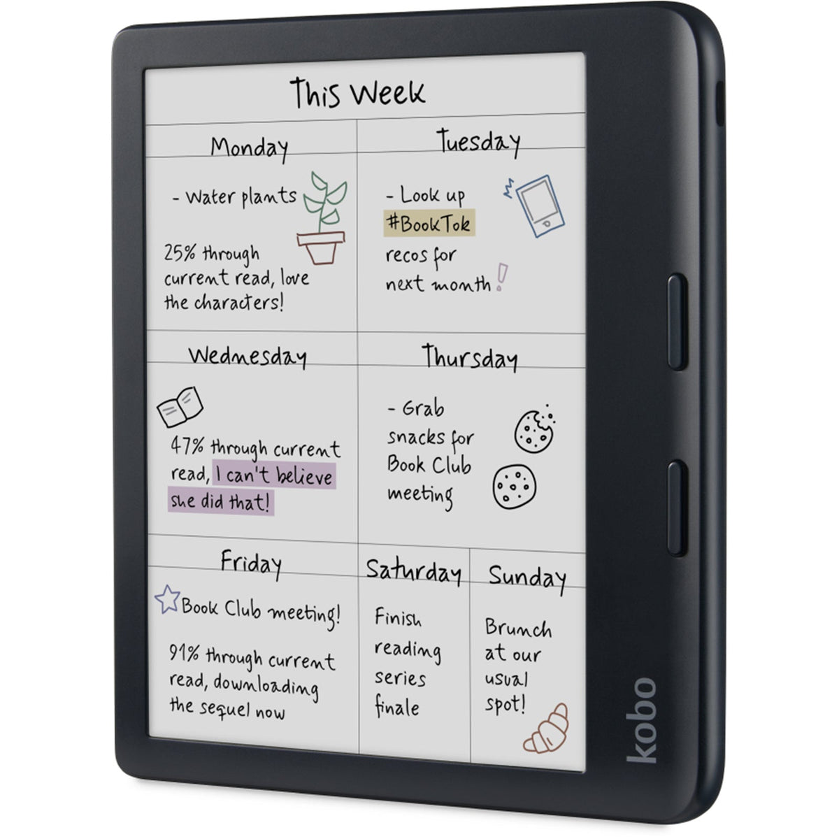 Kobo Libra Color eReader - Black