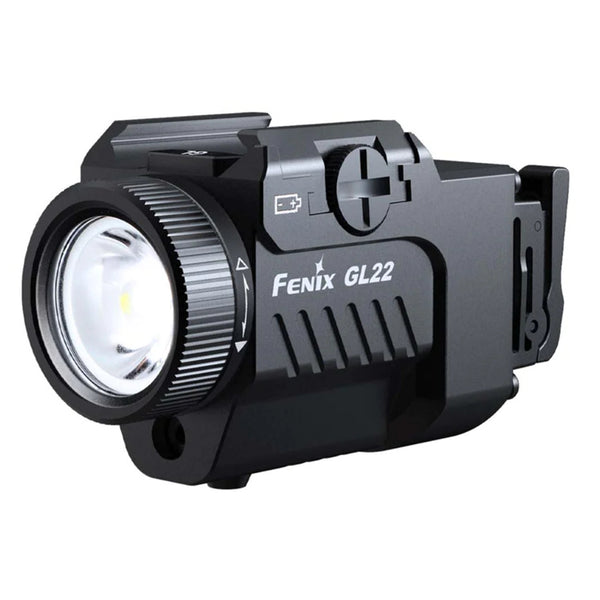 Fenix Gun Light & Tactical GL22 Multi-Purpose Tactical Flashlight, Max 750 Lumens, Powered by 1 x 16340 700mAh Li-ion Battery, Build-in Micro USB Charging Port, Precise Red Laser Aiming. 5 Years Free Repair Warranty (Battery for 1 year)!