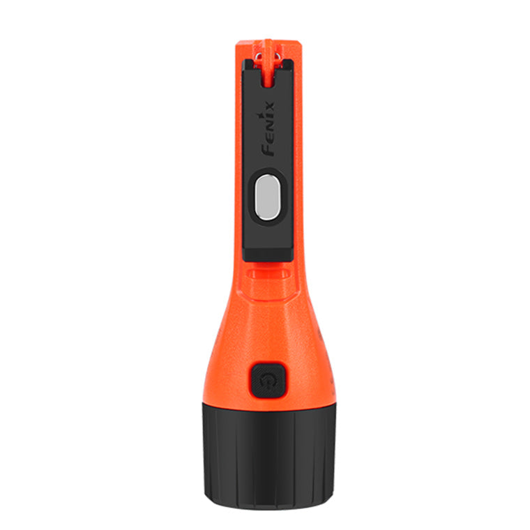 Fenix Explosion-Proof WF11E Intrinsically Safe Flashlight Max 200 Lumens. Orange, Cerfified by IECEx, ATEX and SGS, Power by 3 x AA Alkaline Batteries (Included). 5 Years Free Repair Warranty (Battery for 1 year)!