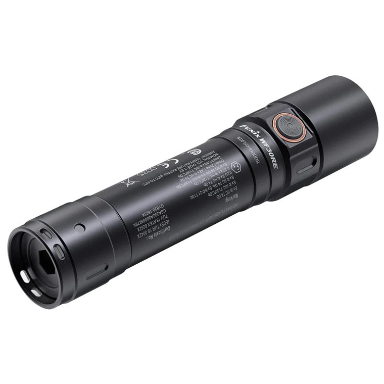 Fenix Explosion-Proof WF30RE Intrinsically Safe Flashlight Max 280 Lumens. Black, Cerfified by IECEx, ATEX, SGS and NEPSI, Power by 1x Explosion Resistant Rechargeable Li-ion Battery (Included). Comes with Charging Adapter and Charging Prot