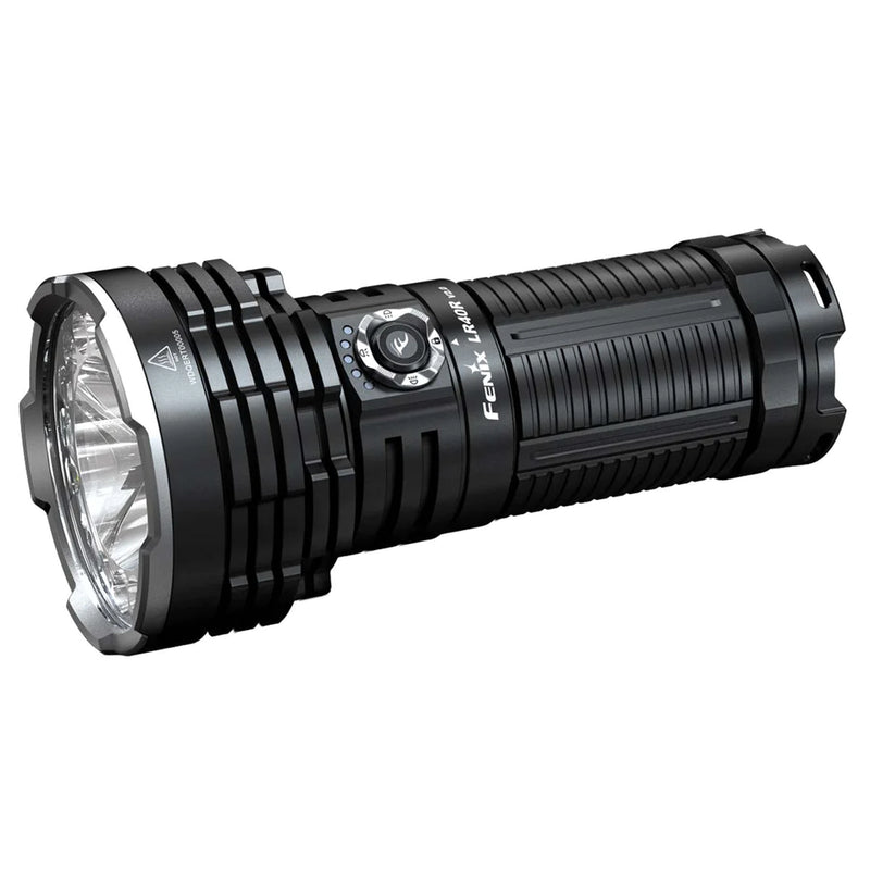 Fenix Work & Search & Rescue LR40R V2.0 Rechargeable Searchlight Max 15,000 Lumens, Head: 3.23" (82mm), Max 900m Beam Distance. Build-in Dual Ports incl USB-A and Type C Ports Provide Dual-Function as Power Bank. 2 Years Free Repair Warrant