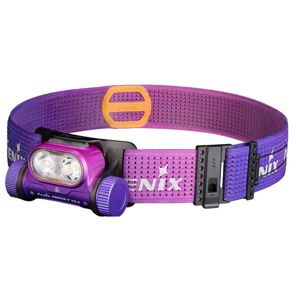 Fenix Camping & Hiking HM65R-T V2.0 Nebula Rechargeable LED Headlamp Max 1,600 Lumens, Trail Running Jogger LED Headlamp, Powered by 1 x 18650 3400mAH Li-ion Battery & USB-C Charging Cable are Included - 5 Years Free Repair Warranty