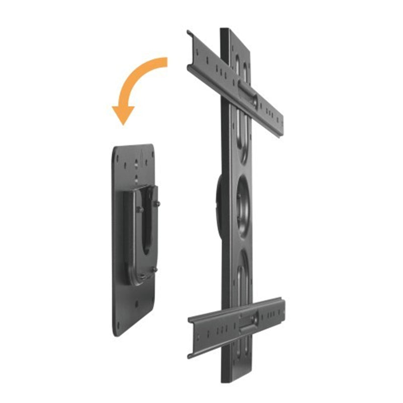KONIC 37"-80" Landscape/Portrait Fixed TV Wall Mount - For Interactive Display Digital Signage Mounts - Weight Capacity 50kg - Screen Rotation +180-180