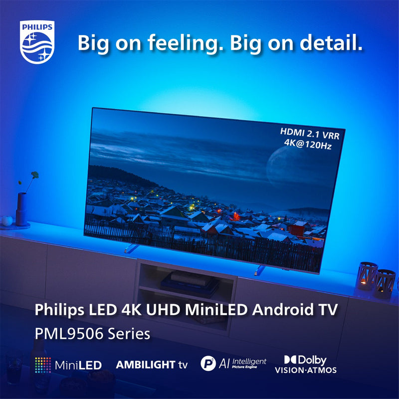 Philips 75PML9506/79 75" 4K Mini LED Android Smart TV