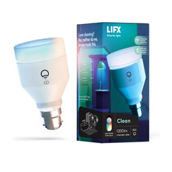 LIFX Clean Antibacterial + Colour 1200 A60 B22 Bayonet Cap LED Bulb
